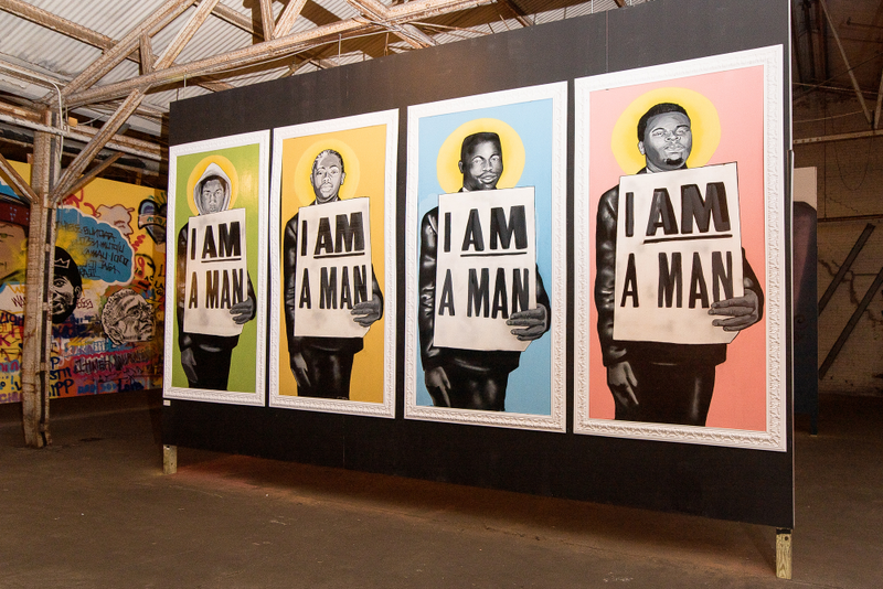 Mural featured in an episode of Queen Sugar (courtesy of Studio Be)